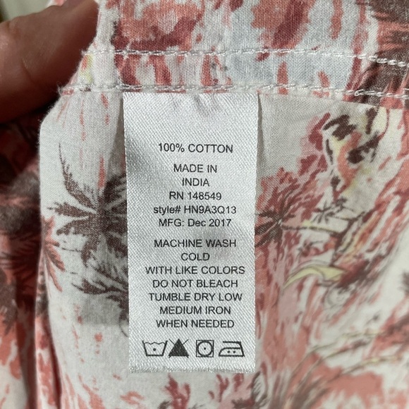 Pete Huntington Hawaiian Colorful Button Up Shirt Size Large - Picture 7 of 7